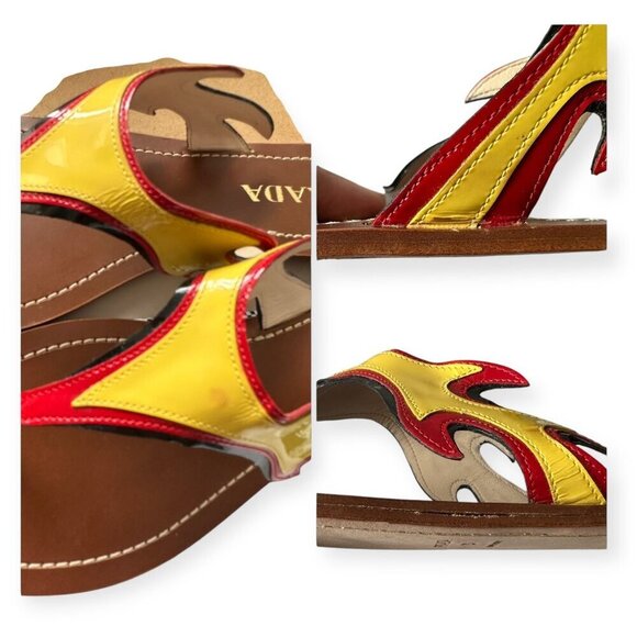 Prada Frame Flat Thong Sandals, Size 39EU, from Prada S/S 2012 Ad Campaign - Picture 11 of 14